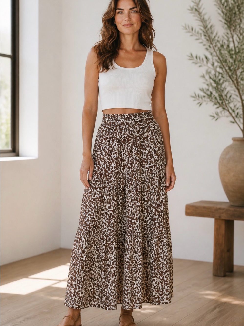 Anthropologie Maeve Somerset Maxi Skirt